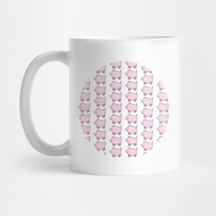 Pink Pig Pattern Mug